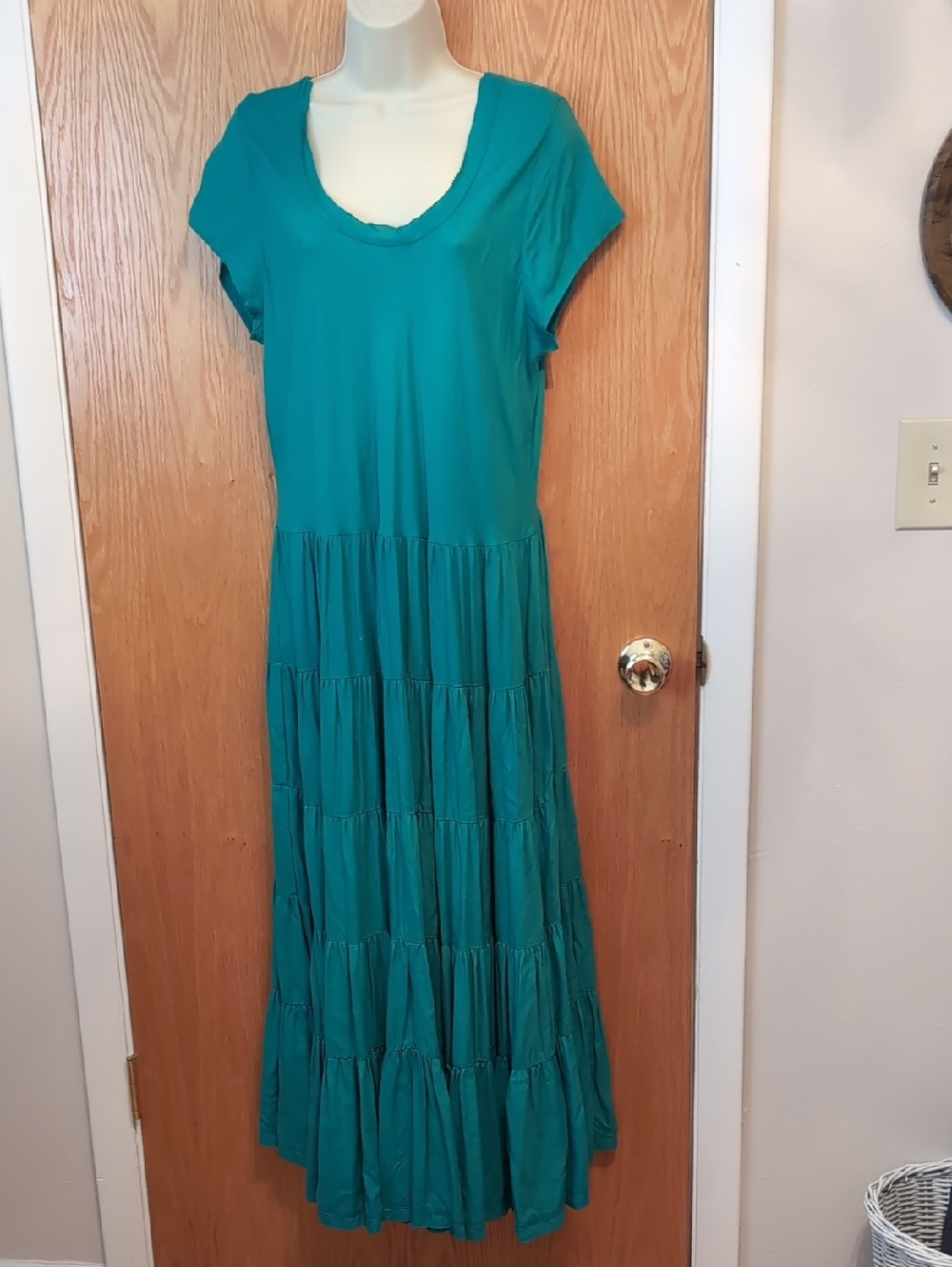 Soft Surroundings Kara Dress Tropical Green
